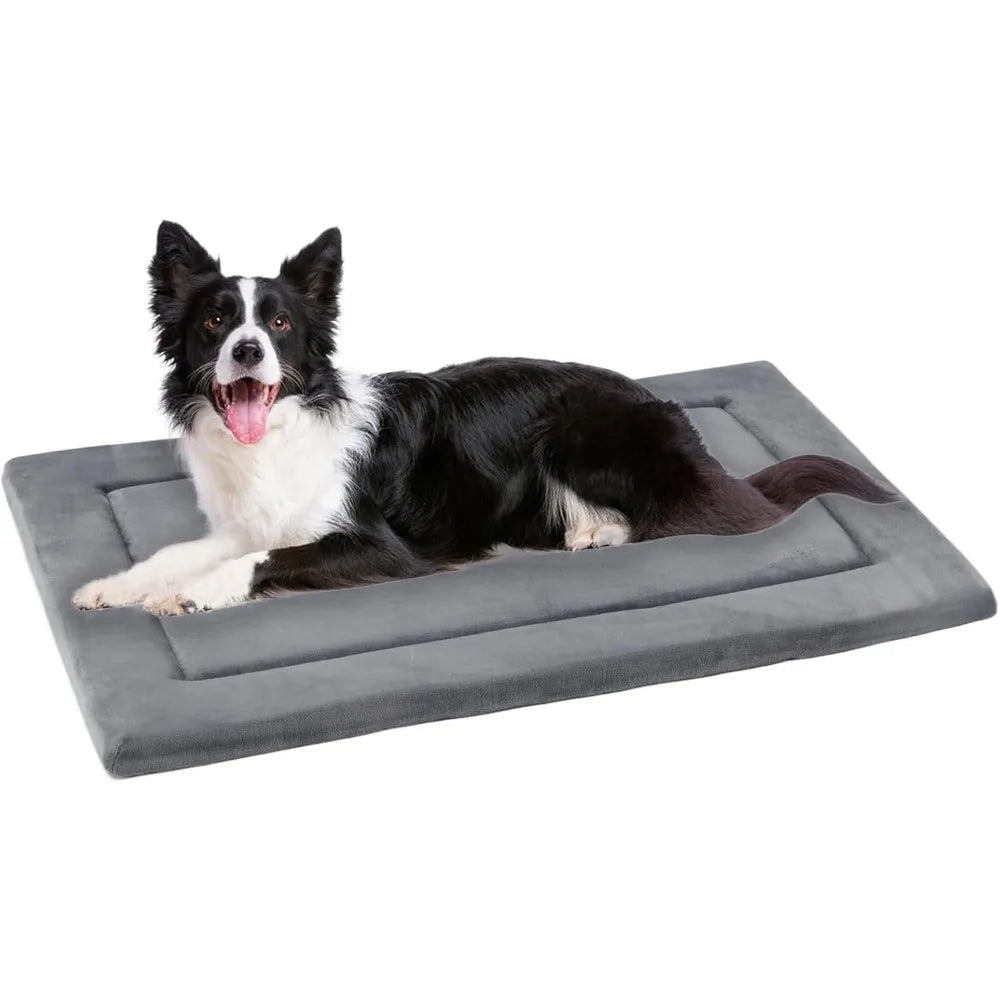 Pet bed mat for crate for dogs up to 90 lbs