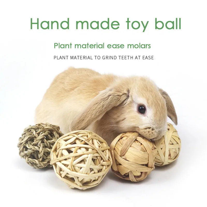 5PCS Rabbit Ball Toys For Teething