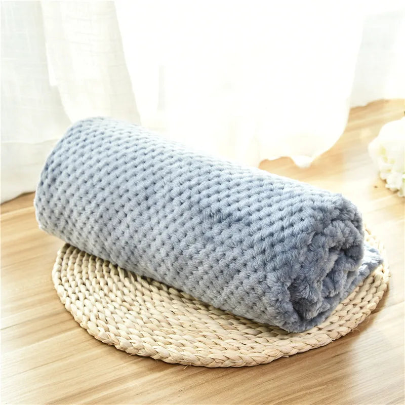Soft Plush Washable Dog Sleeping Blanket