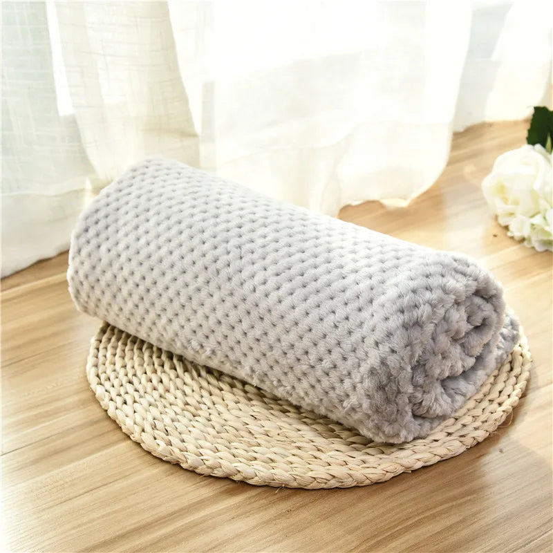 Soft Plush Washable Dog Sleeping Blanket