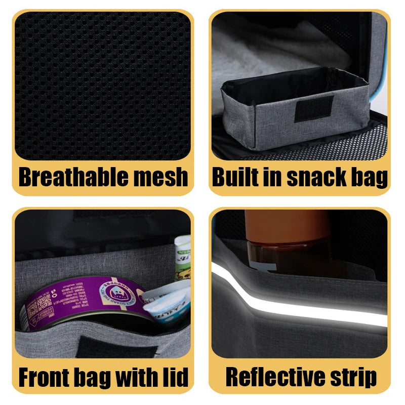1PC Expandable Pet Carrier Portable Shoulder Bag and Car Carrier