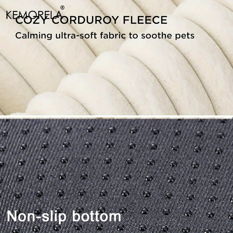 Orthopedic Plush Dog Bed with High Resilience Support
