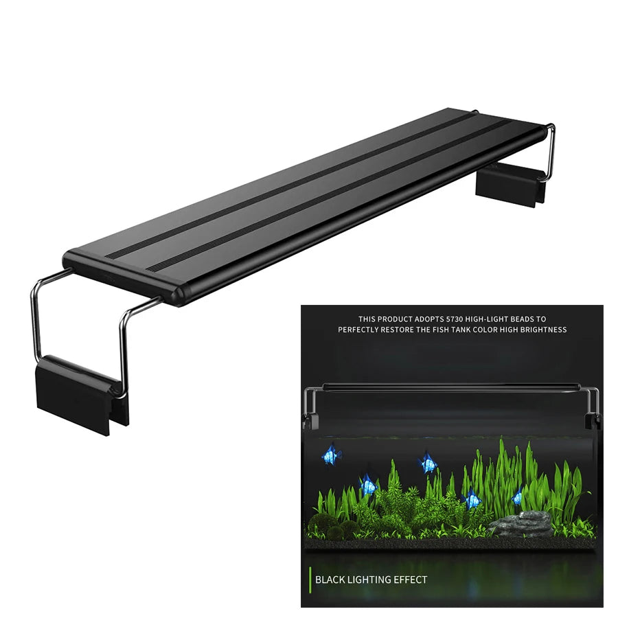 LED Aquarium Light For Plants and Fish Tank, Suitable For 40-50cm Fish Tanks