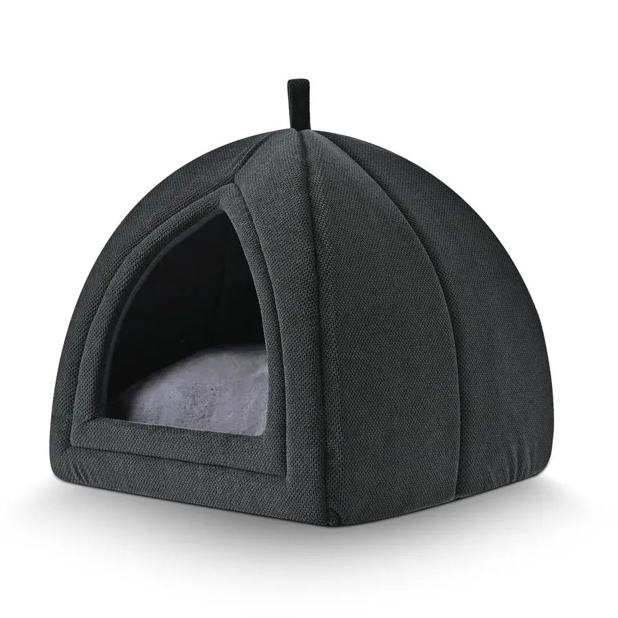 Cat Cave 2in1 Foldable House for Indoor Cats, Rabbits