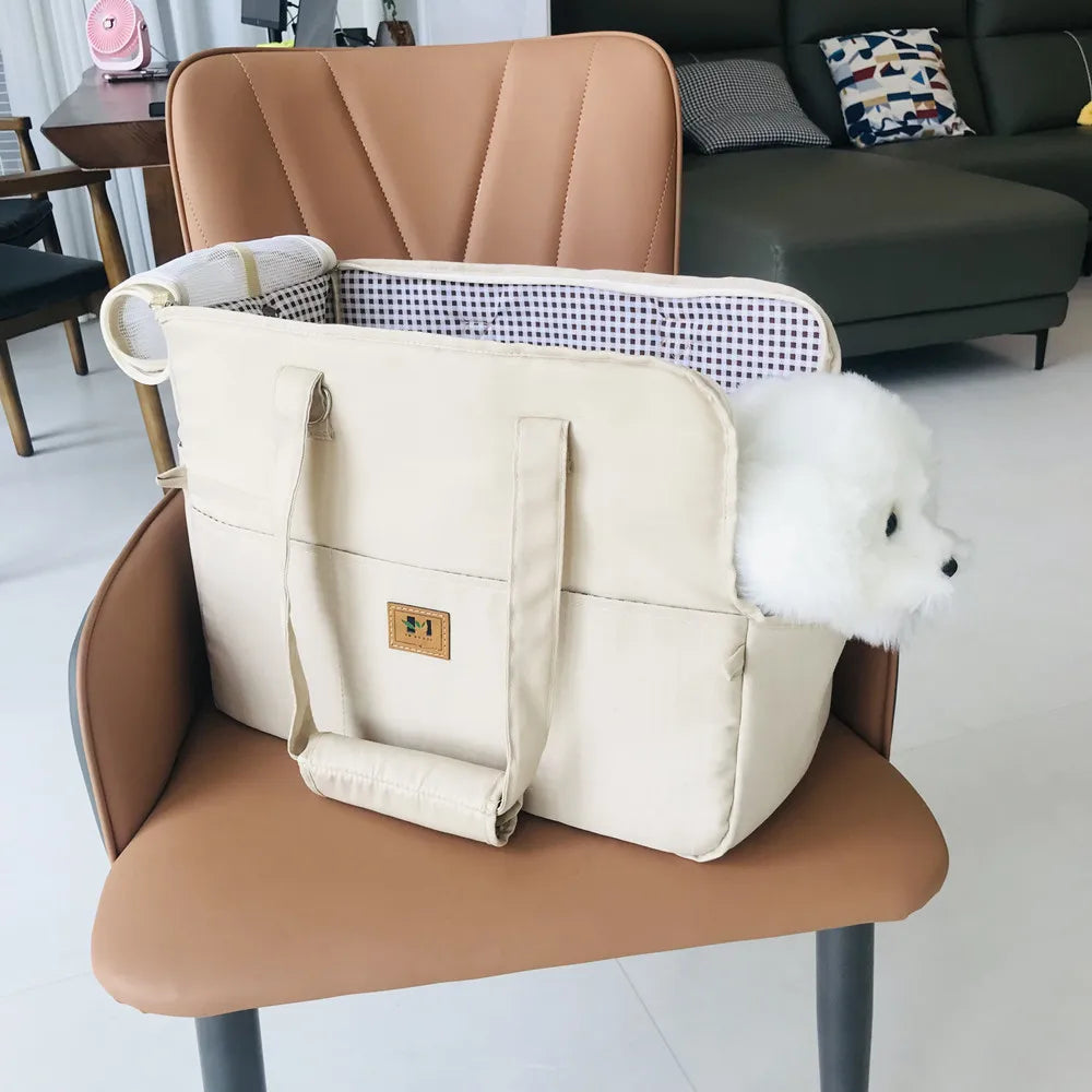Portable Dog Cat Carrier and Outdoor Travel Bag