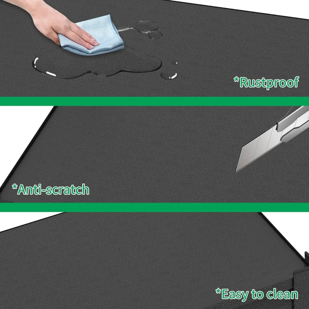 Tank Stand, 3-tier Rack Shelf Heavy Duty Metal Frame can hold 20 and 30 gallon Aquariums/Terrariums