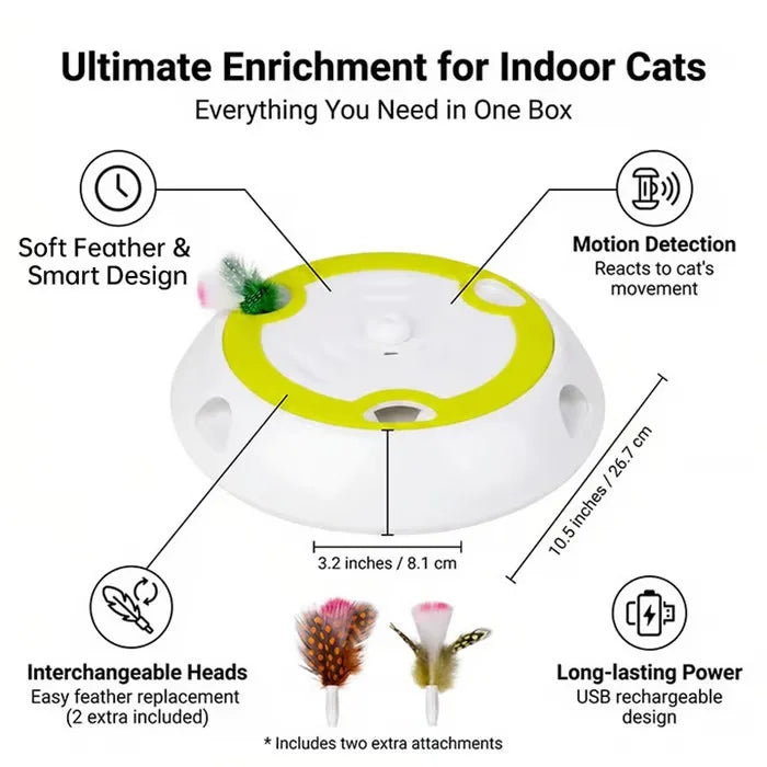 Interactive Whack-A-Mole Cat Toy