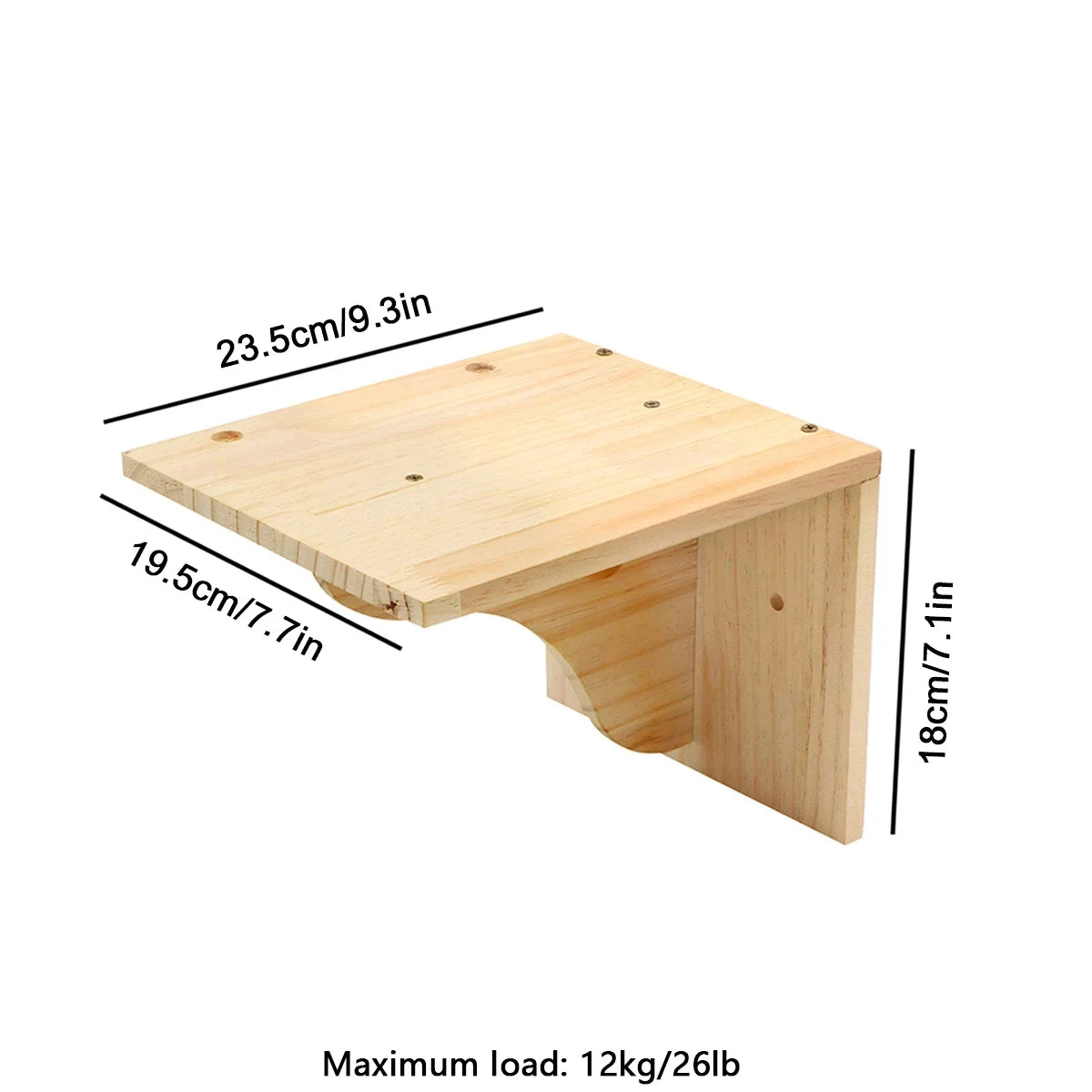 Wall Mounted Shelf Bed with Soft Cushion