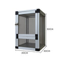 Tall Reptile Terrarium Tank with Metal Mesh Door