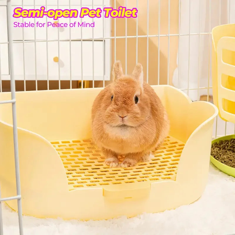 Large Litter Box for Rabbits and Small Animals