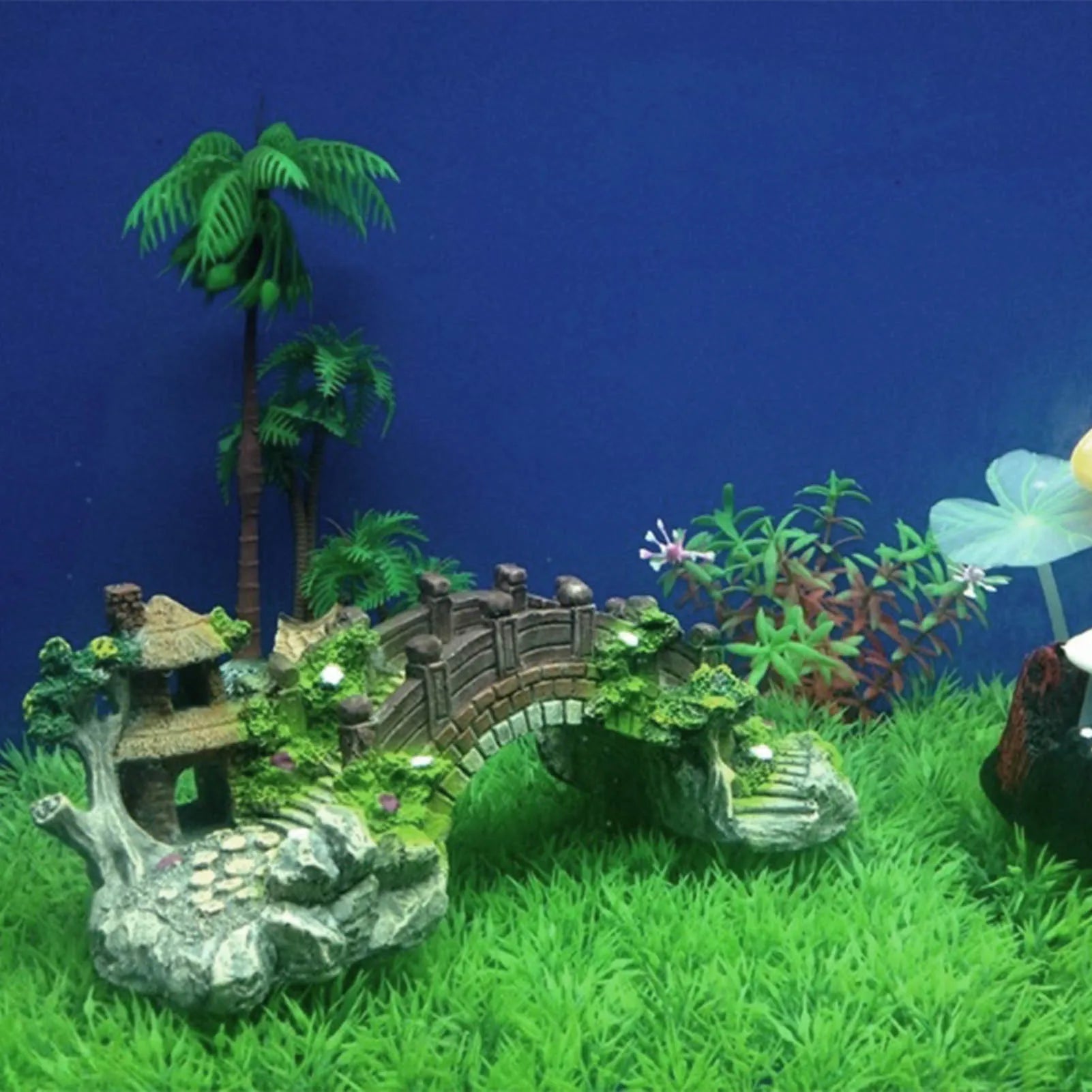Resin Bridge Fish Tank Landscape Decoration