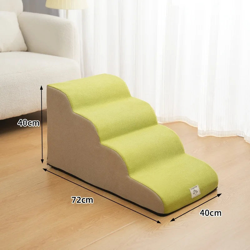 Non-Slip Memory Foam Sponge Pet Ramp Ladder