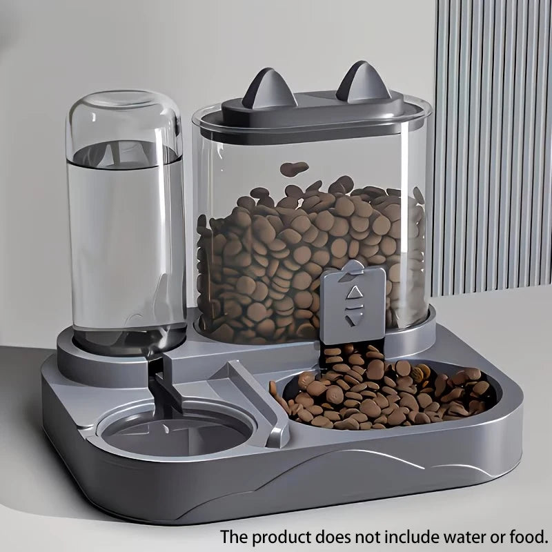 2-in-1 Gravity Pet Feeder and Water Dispenser