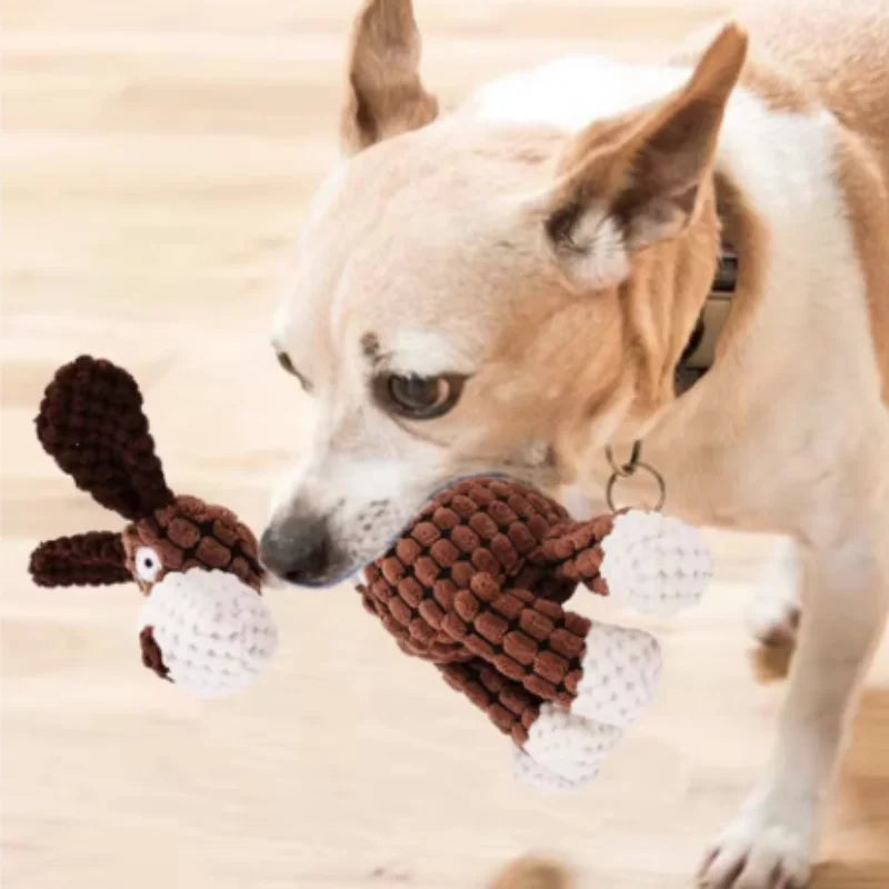 New Plush Squeaky Puppy Chew Toys