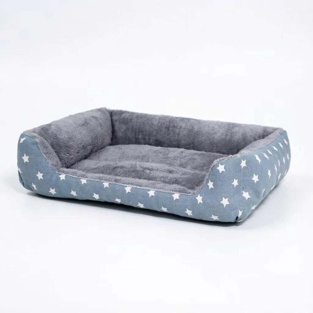 Soft Plush Rectangular Dog Bed