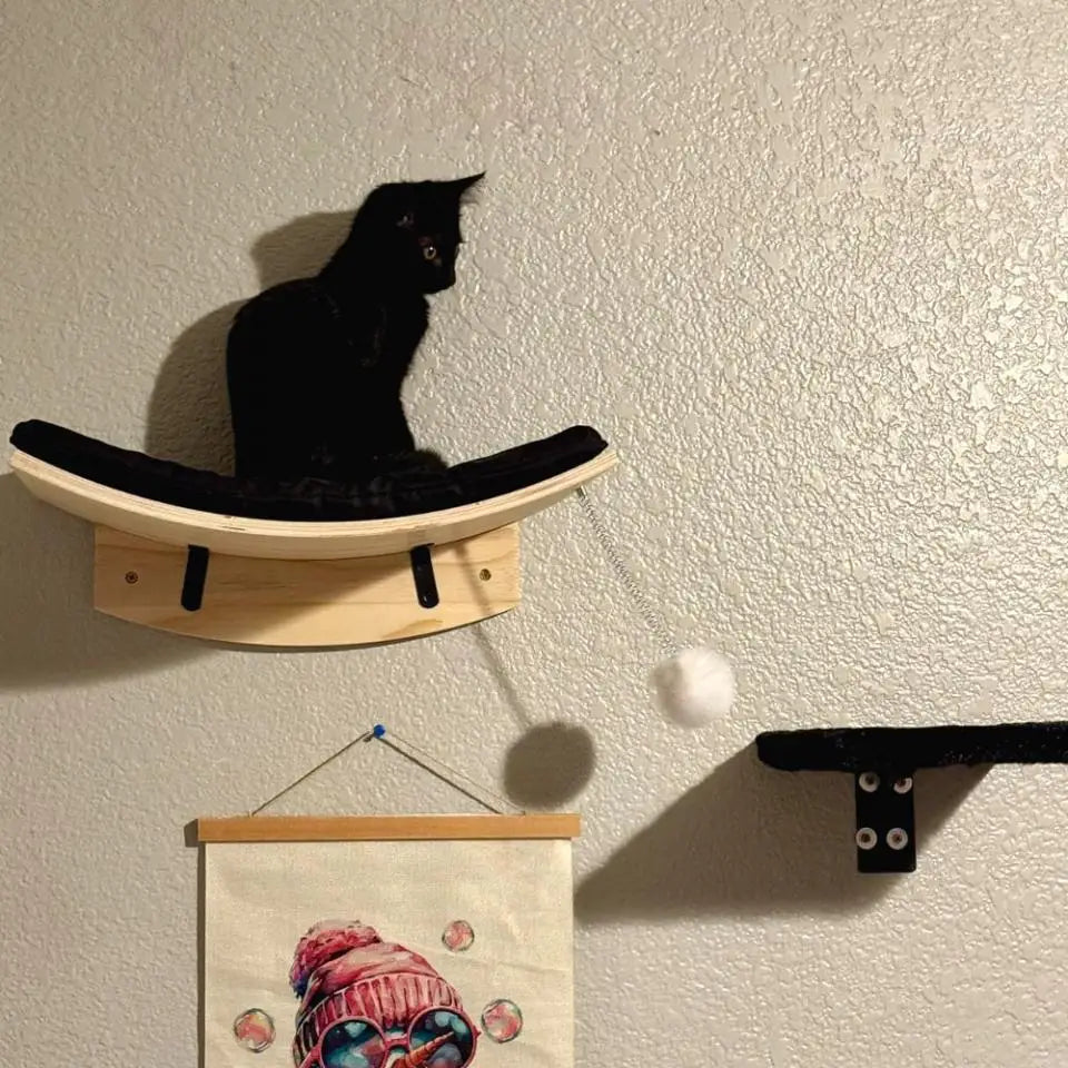 Wall Mounted Shelf Bed with Soft Cushion