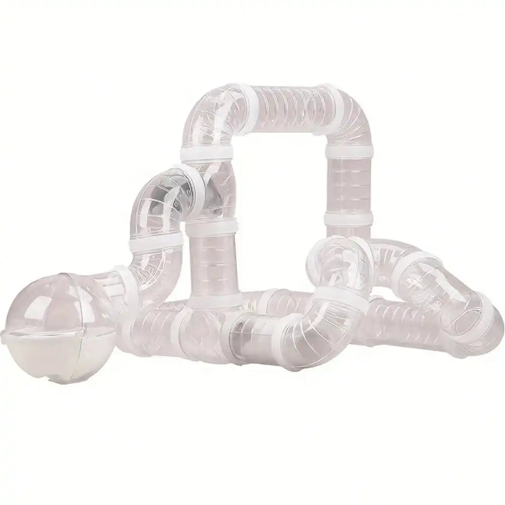 Transparent Small Pet Tunnel Set
