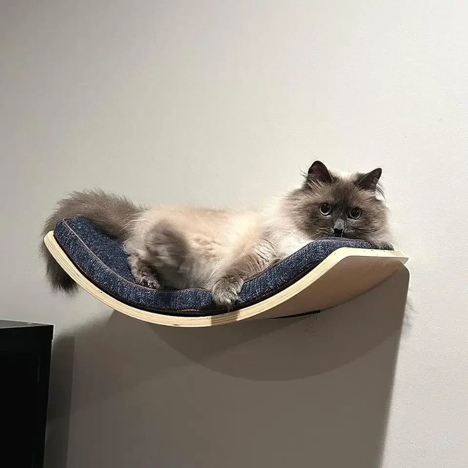 Wall Mounted Shelf Bed with Soft Cushion