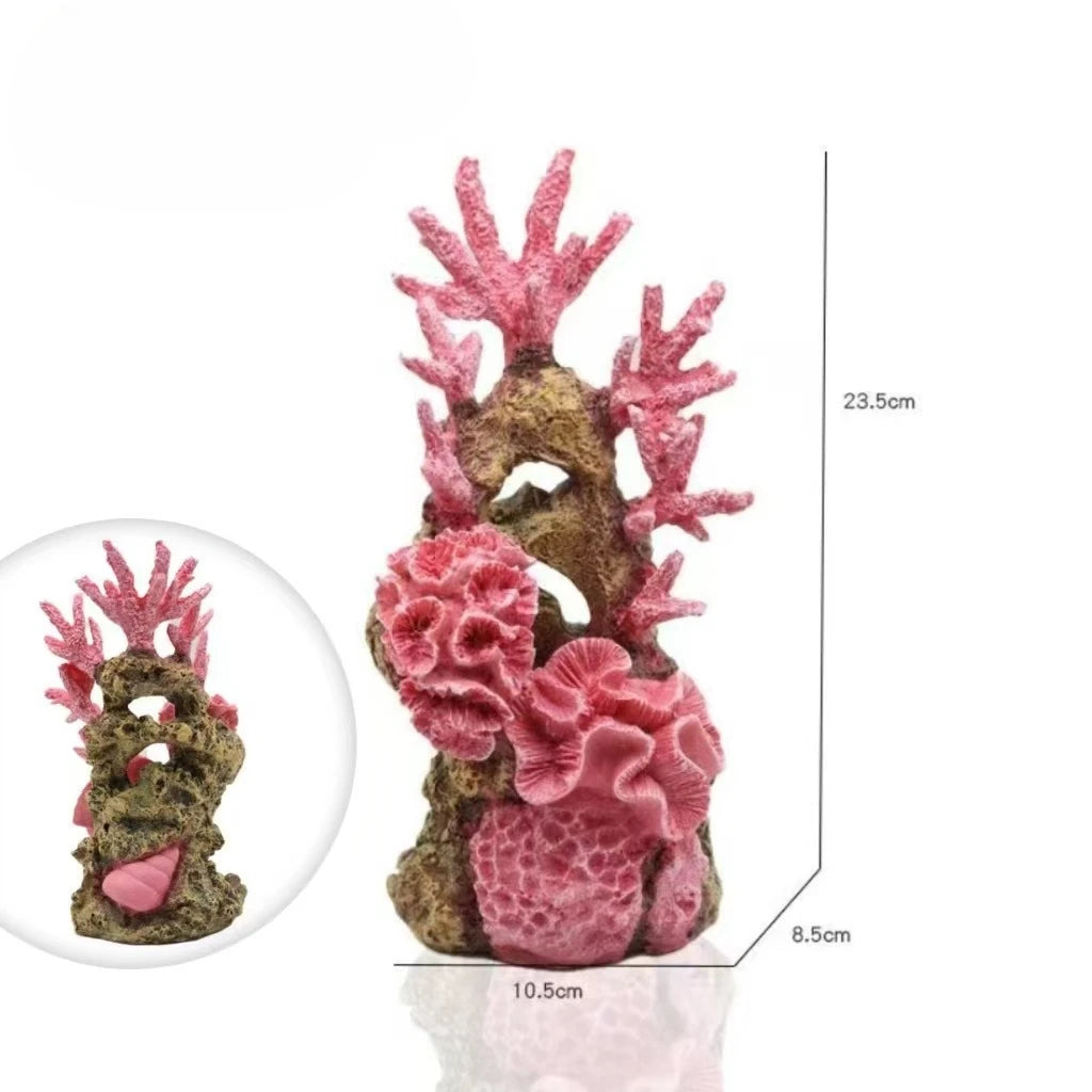 1PC Aquarium Simulated Coral Resin Decoration