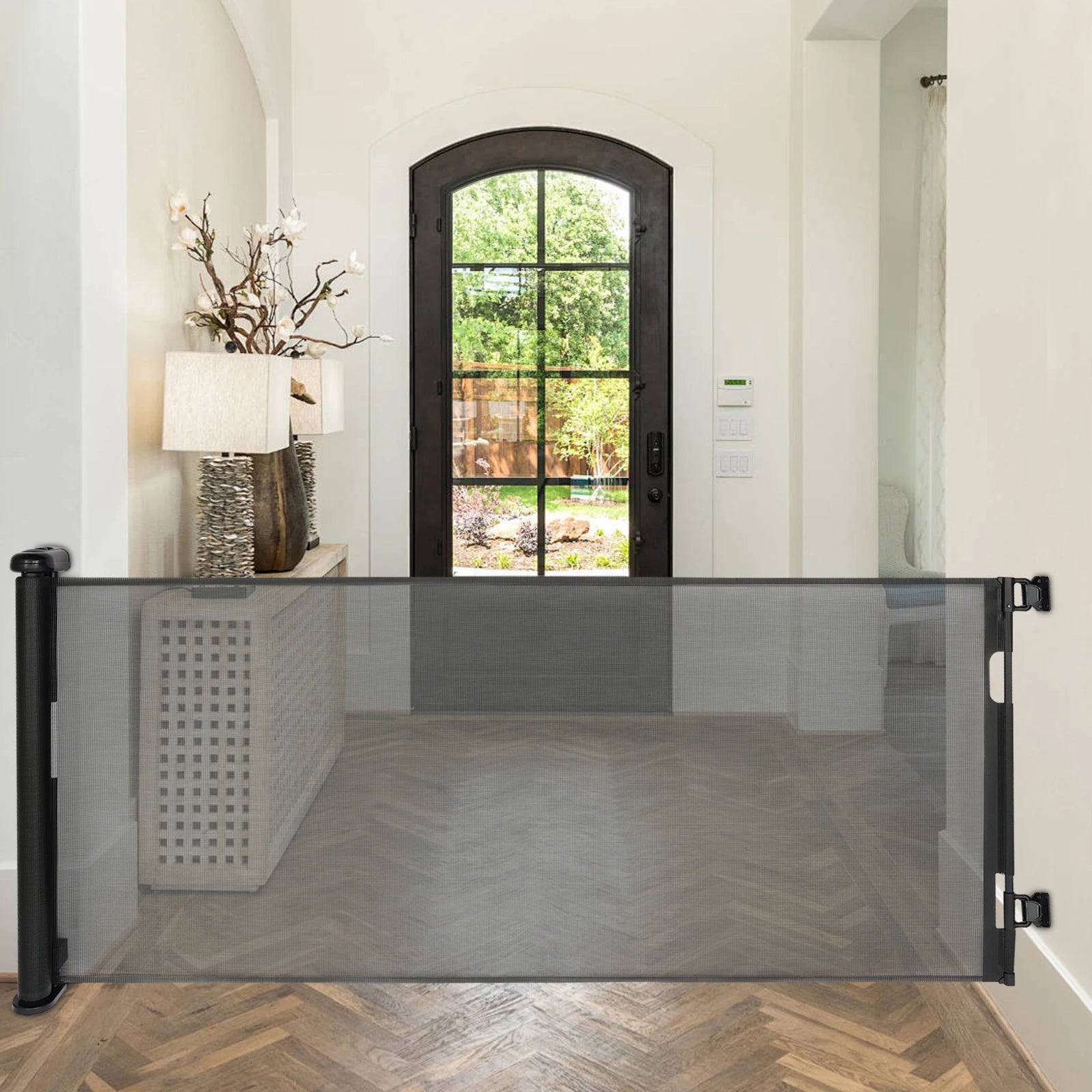 Retractable Pet Gate for Stairs, Corridors, Bedrooms