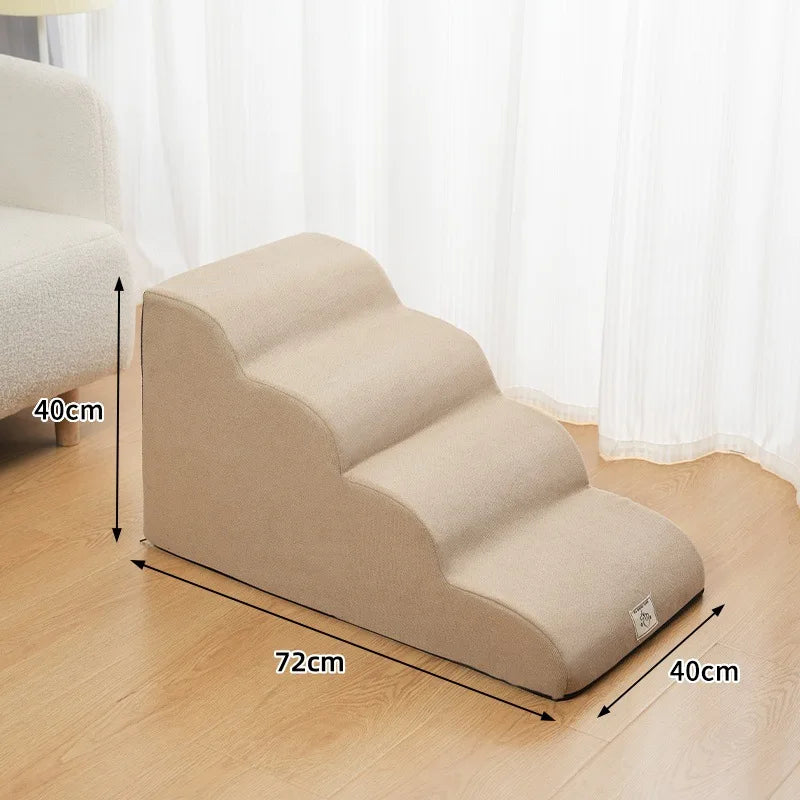 Non-Slip Memory Foam Sponge Pet Ramp Ladder