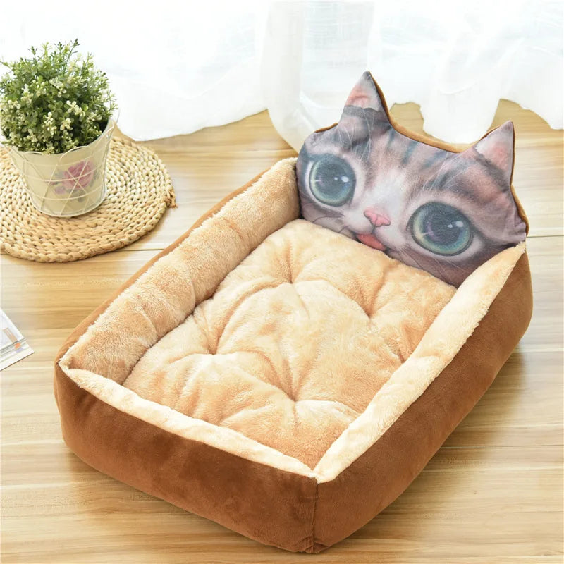 Winter Warm Puppy Cat Bed