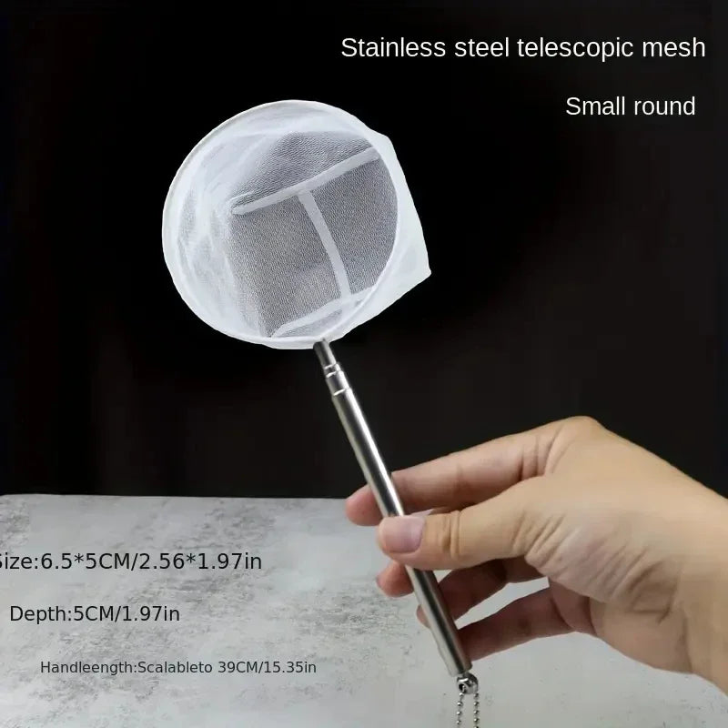 Stainless Steel Handle Square Round Aquarium Net