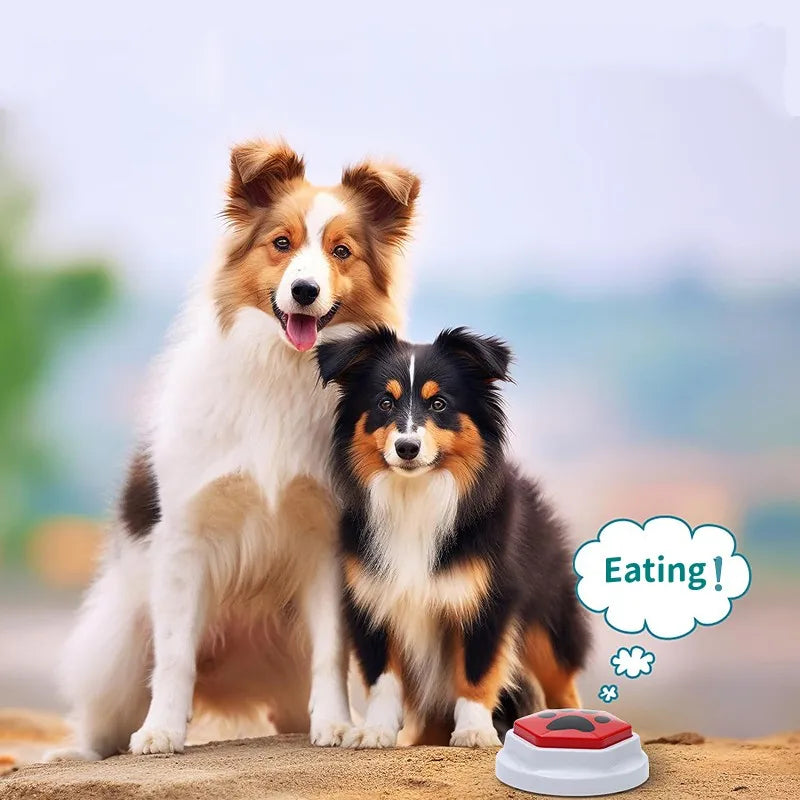 Recordable Talking Sound Button and Interactive Voice Buttons For Communication Dog Training