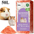 23L/50L Paper Small Pet Bedding, Odor Control, Dust-Free, Moisture Absorbent, Natural Shavings