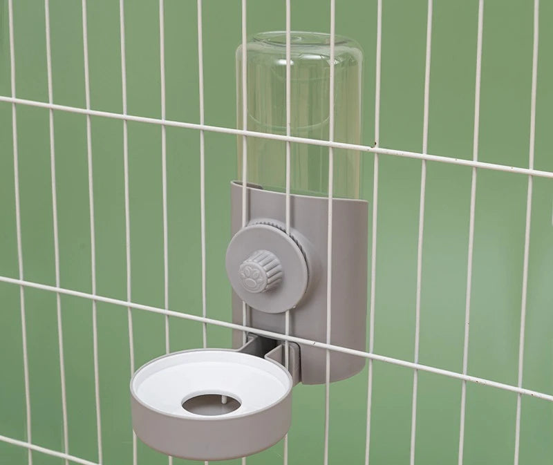 Hanging Automatic Pet Food Feeder with 30oz Bowl and 500ml Water Dispenser