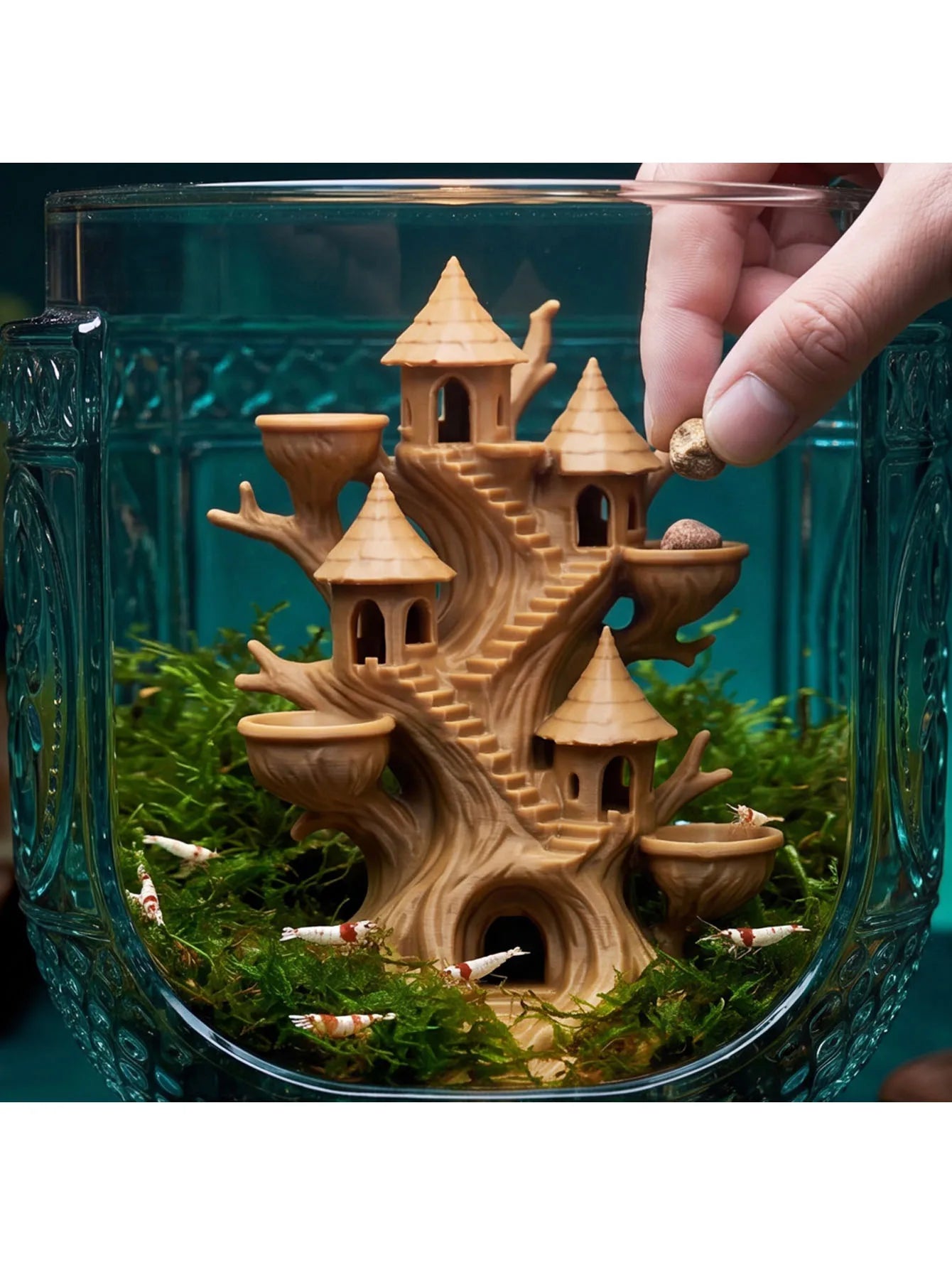 A Pokémon ancient treehousefor your fish tank