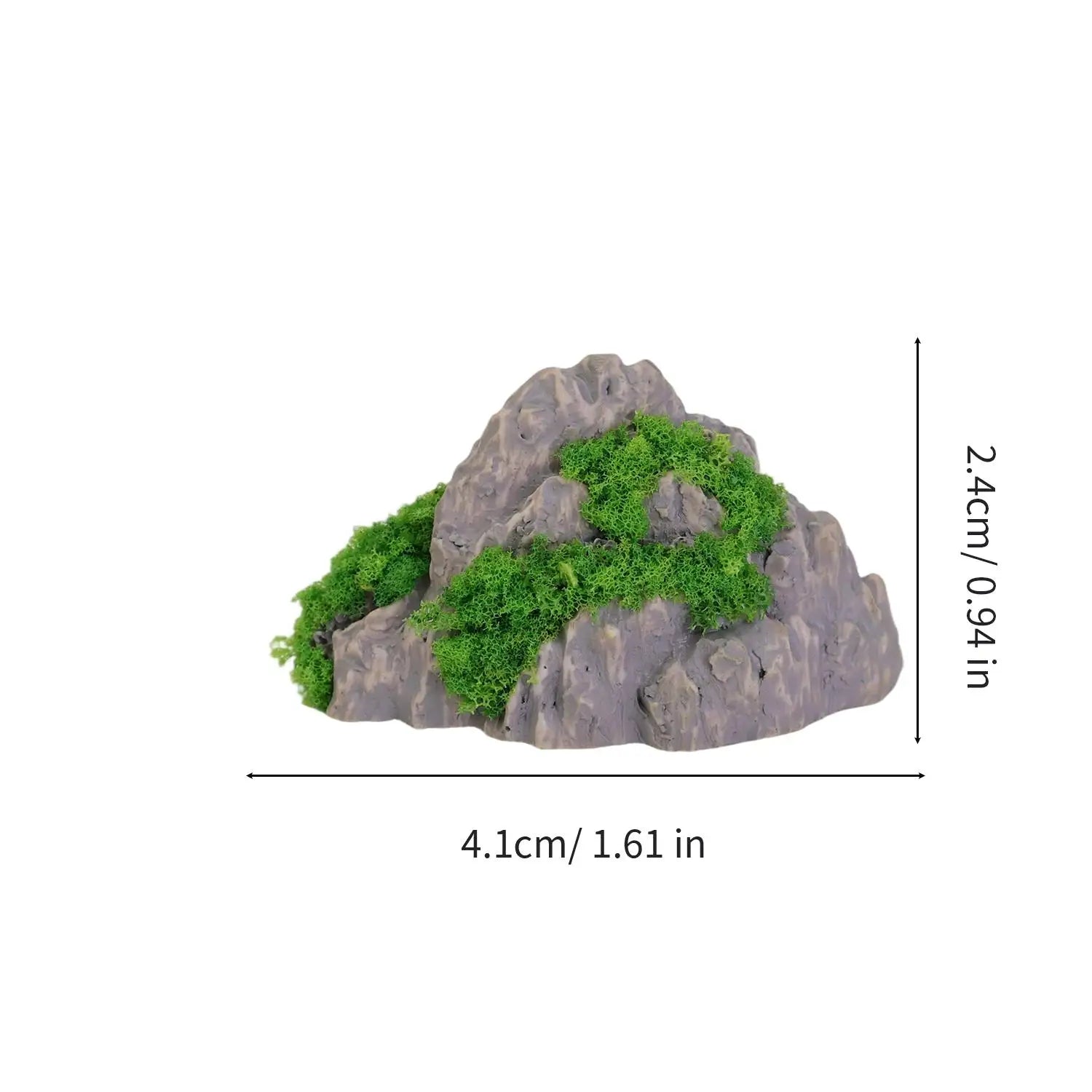 Miniature Mountain Fake Stone Resin Rockery for Fish Tank