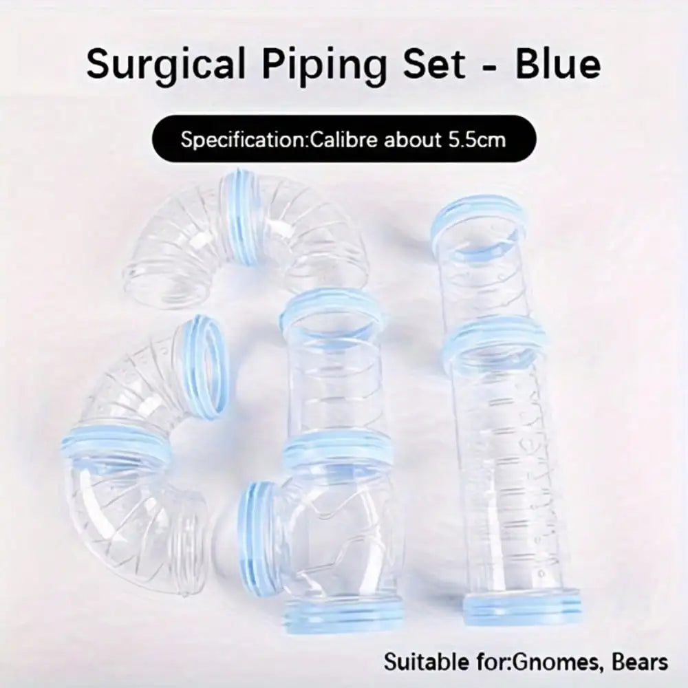 Transparent Small Pet Tunnel Set