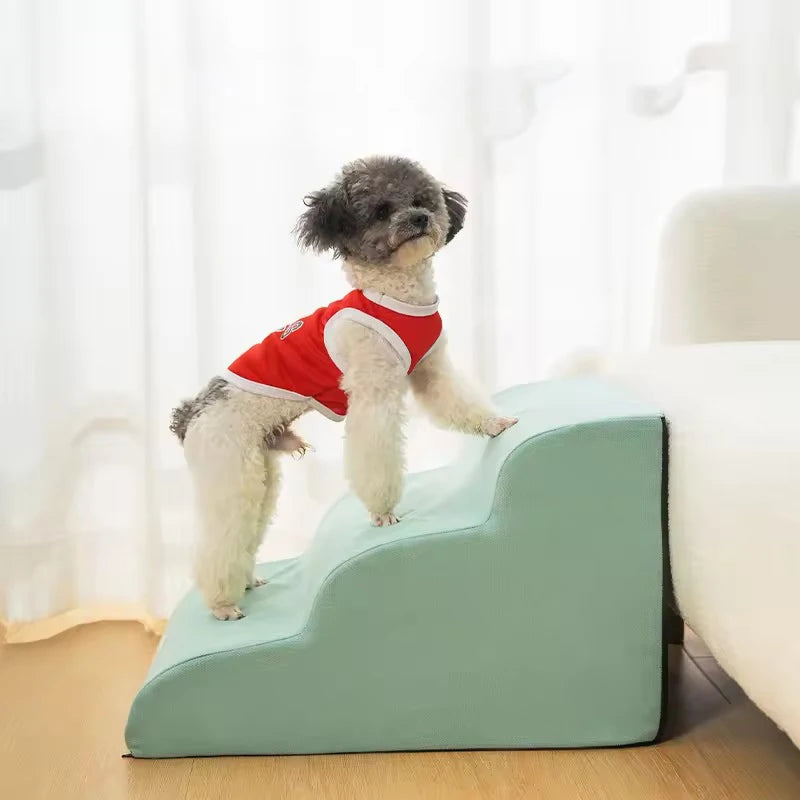Non-Slip Memory Foam Sponge Pet Ramp Ladder