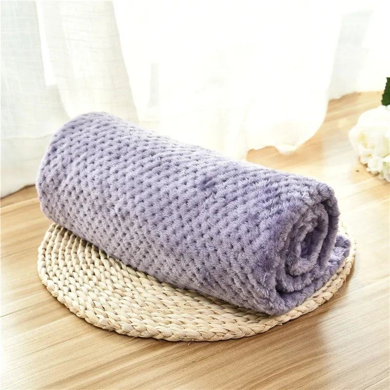 Soft Plush Washable Dog Sleeping Blanket