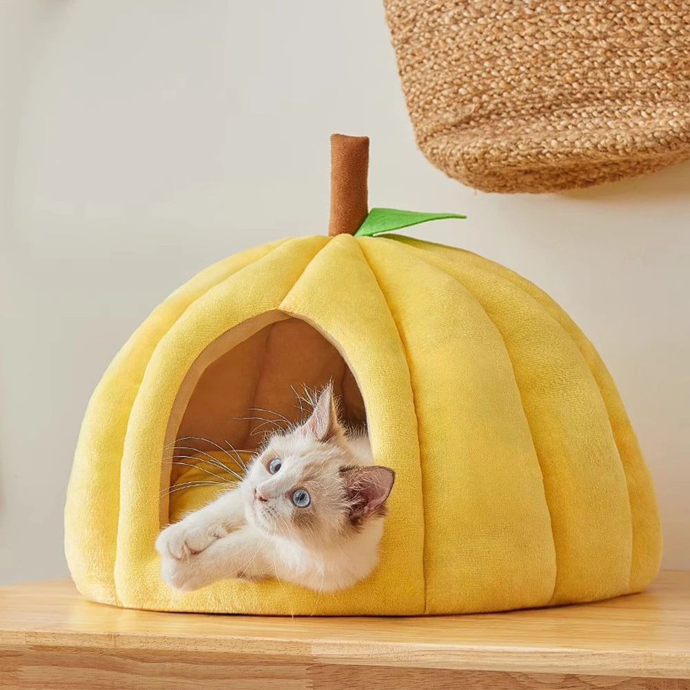 Plush Calming Thickened Warming Pet Bed Sofa Non-Slip Bottom Prevents Sliding Pet Bed For Cold Floors Cozy Nook For Bedroom