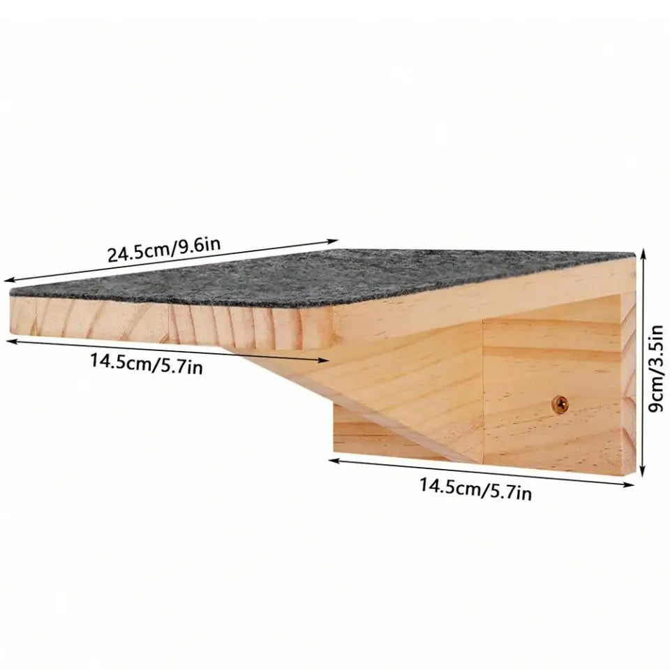 Wall Mounted Shelf Bed with Soft Cushion