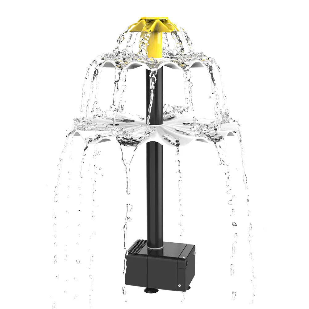 3 Tiered Solar Bird Bath Pump and Fountain