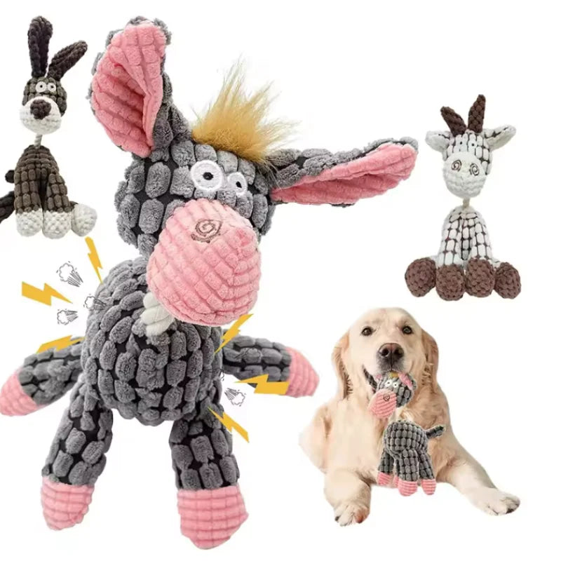 New Plush Squeaky Puppy Chew Toys