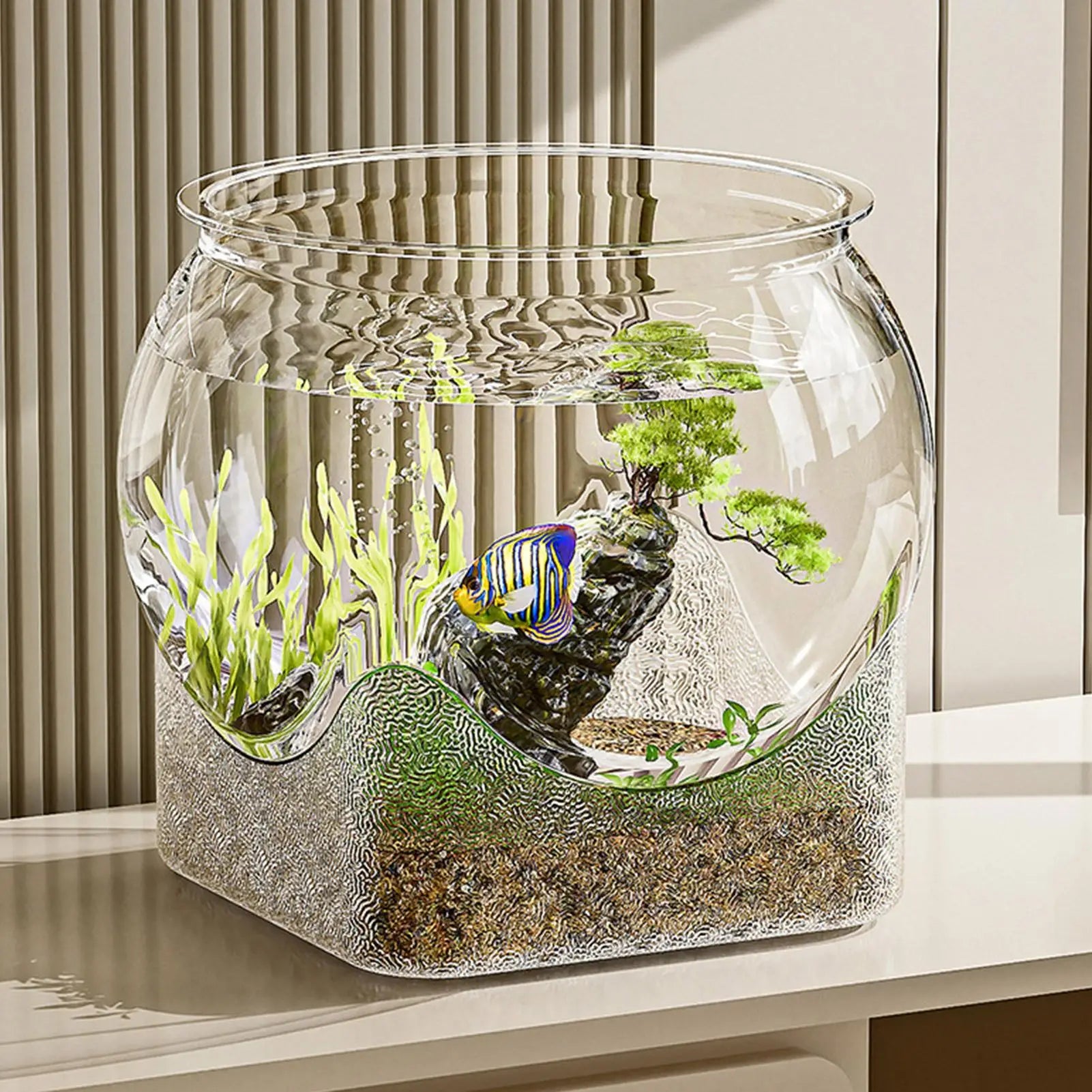 Clear Round Aquarium/Terrarium Container