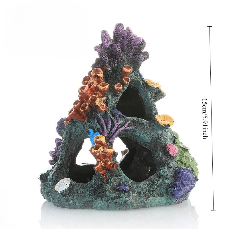 1PC Aquarium Simulated Coral Resin Decoration