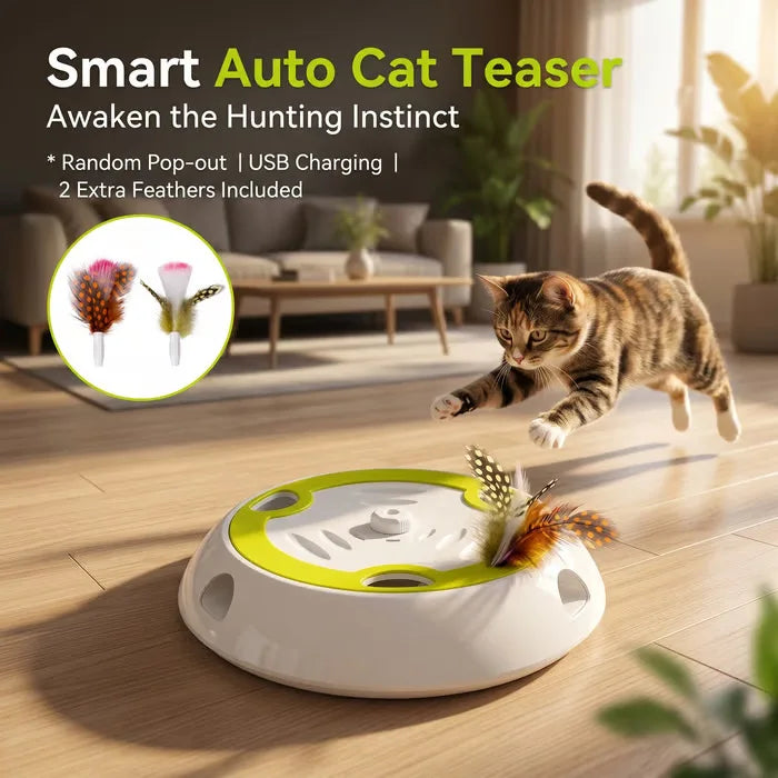 Interactive Whack-A-Mole Cat Toy