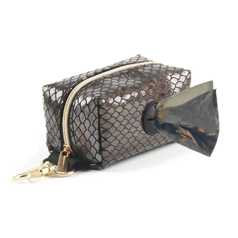 Pet Waste Bag Dispenser with Hook for Leashes