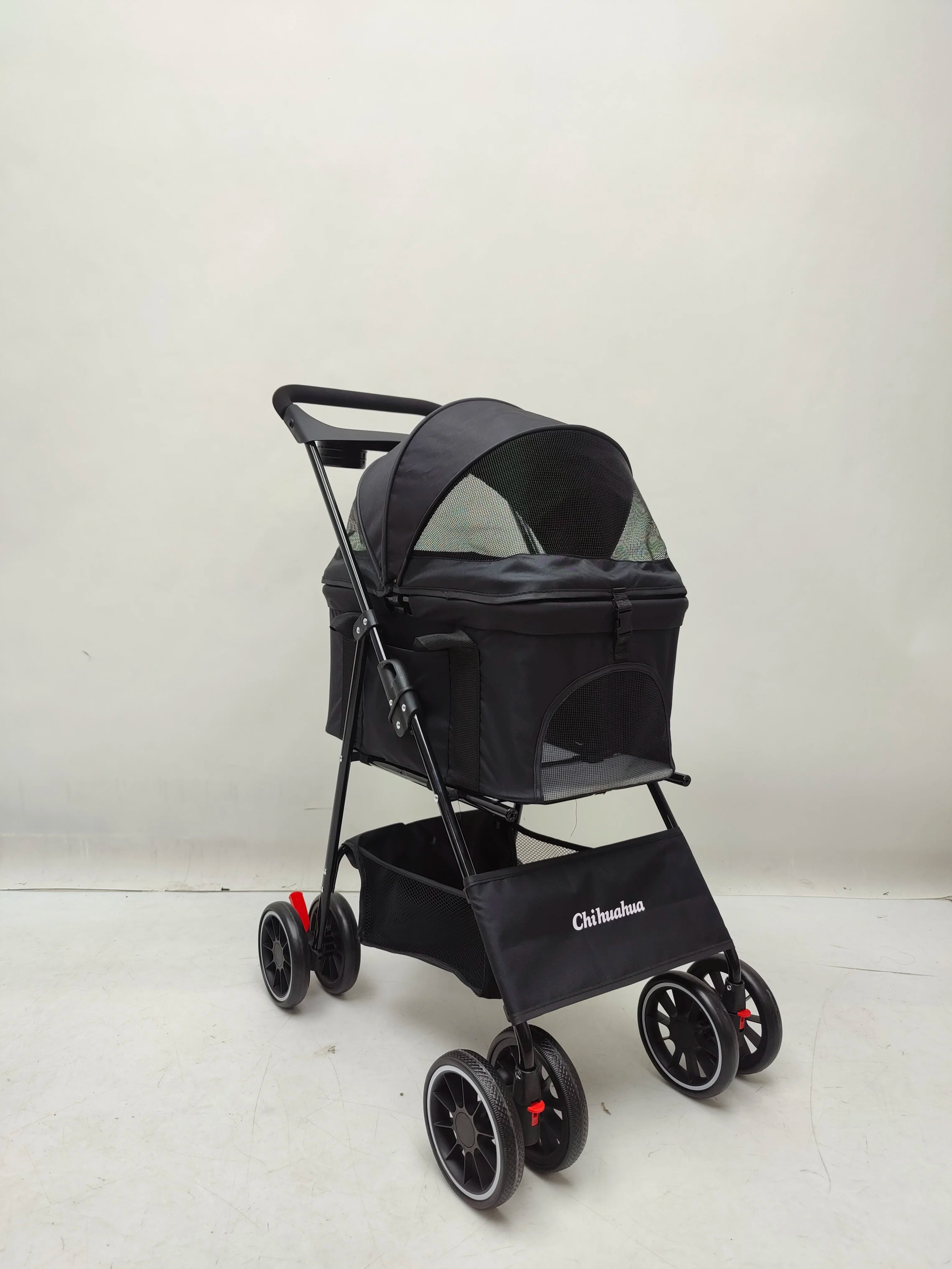3 in 1 Portable Foldable Pet Stroller for Medium Dogs Cats
