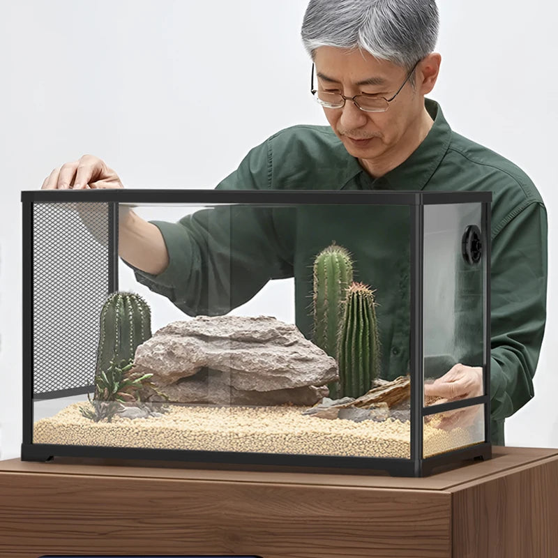 Reptile Terrarium Glass Breeding Box