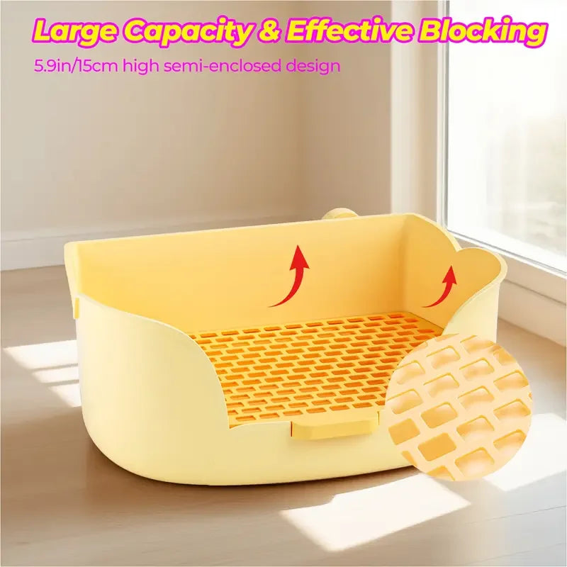 Large Litter Box for Rabbits and Small Animals