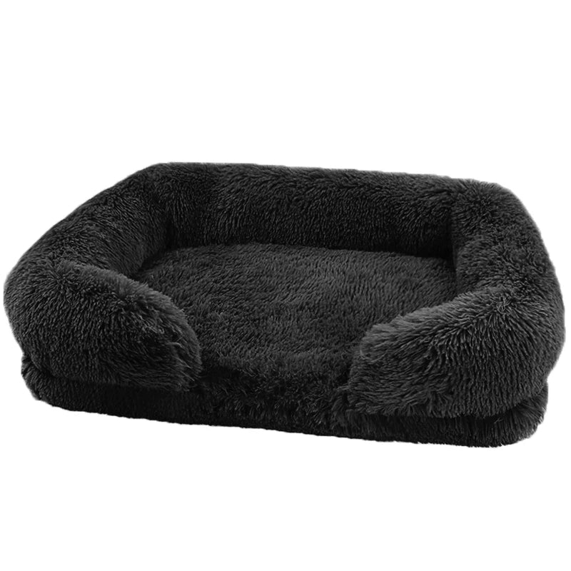 Thick orthopedic dog bed for large dogs - egg sponge, easy to remove and wash, plush cover, durable