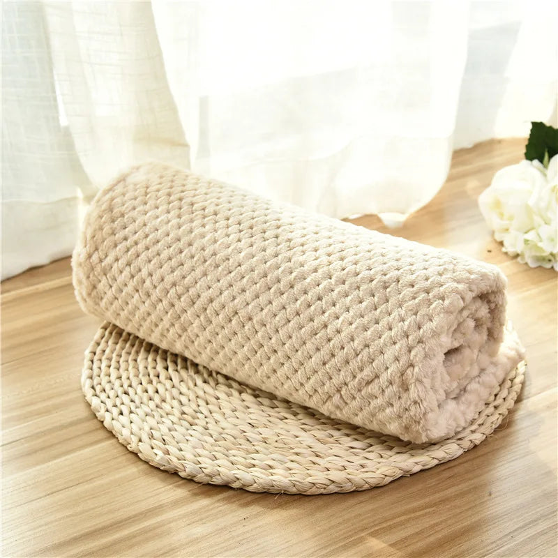 Soft Plush Washable Dog Sleeping Blanket
