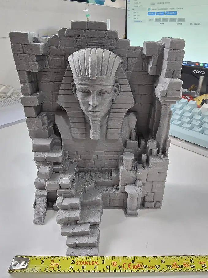 3D Printed Ancient Greek Temple Ruins Aquarium Terrarium Decor