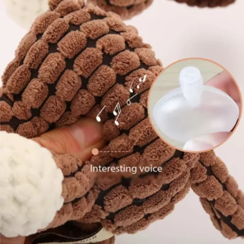 New Plush Squeaky Puppy Chew Toys